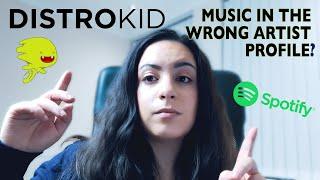 Song on the wrong artist profile? | Distrokid Fixer