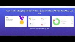 Testbook SBI Clerk (Masterful Move) live Mock test | How to Attempt Mock #sbi #sbiclerk #sbipo