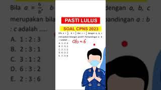 SOAL TIU CPNS 2023 - LATIHAN SOAL CPNS 2023 DARI CATBKN