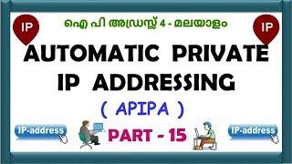 AUTOMATIC PRIVATE IP ADDRESSING ( APIPA ) - PART - 15