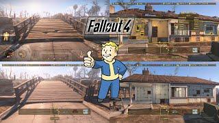 Fallout 4 - Repairable Sanctuary mod.  Отремонтировать дома и мост в Сэнкчуари-Хиллз