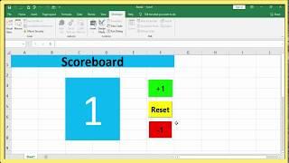 Scoreboard by Excel