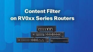 Content Filter on RV0xx Series Routers