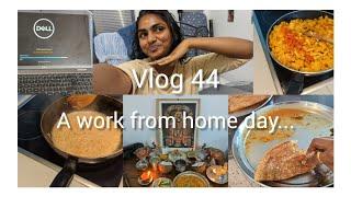 VLOG 44 - WORK FROM HOME, OPENING GIFTS, SIMPLE 5 MIN LUNCH IDEA, TELUGU LIFE IN LONDON.