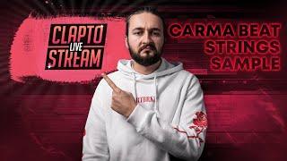 CLAPTOMANIK produziert BEAT mit CARMA + STRINGS SAMPLE  | LIVE (28.12.2020)