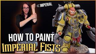 How to Paint Fafnir Rann | Horus Heresy Imperial Fist with Contrast