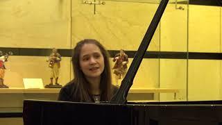 Dmitri Bashkirov teaches Marina Yakhlakova Brahms Piano Sonata C Major, Op.1, Scherzo, Finale.