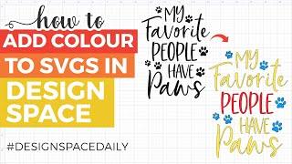 How to Recolour SVGs in Cricut Design Space