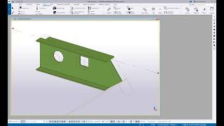Tekla Structures Basics - Working with Different Types of Cuts