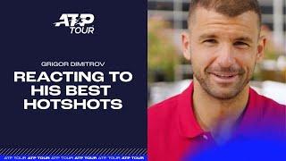 Dimitrov reacts to his BEST hotshots... 