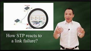 How STP reacts to a link failure?