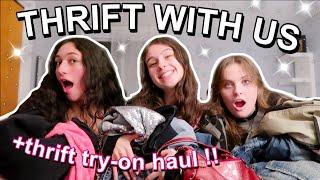 THRIFT WITH US w/ thrift try-on haul