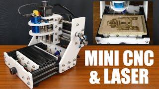 Eleksmaker Eleksmill Cnc Mill - Router & Laser Build, Tutorial & Test