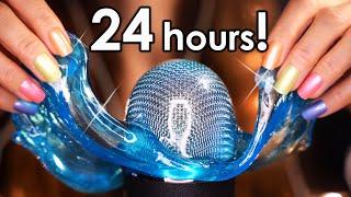 ASMR 24 Hours of Brain Melting SLIME for DEEP SLEEP & Relax  No Talking