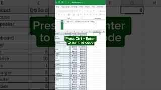 Describe Python in Excel‼️ #excel