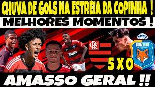 CHUVA DE GOLS NA ESTRÉIA DA COPINHA/MELHORES MOMENTOS DE FLAMENGO 5X0 CRUZEIRO PB