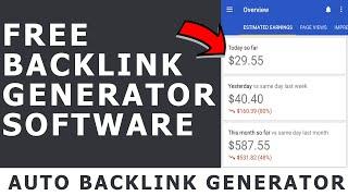 Auto Backlink Generator - Create Backlinks on Autopilot!  Off Page SEO Techniques