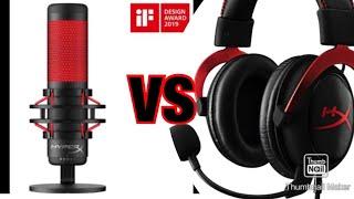 HYPERX CLOUD 2 HEADSET MIC VS HYPERX QUADCAST STREAMING MIC