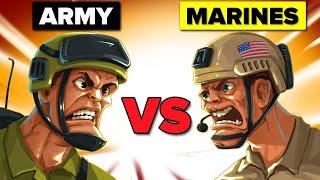 ARMY vs MARINES - What's the Real Difference? (Compilation)