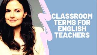 ‍ English Classroom Terminology #allinenglish #nativespeaking