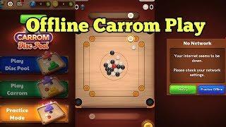 How to play offline carrom board / Carrom Disc Pool