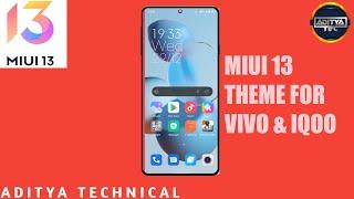 MIUI 13 LATEST THEME FOR VIVO & IQOO DEVICES