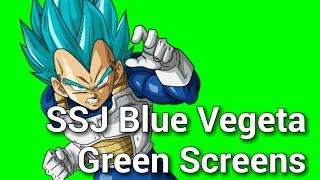 SSJ Blue Vegeta Green Screens