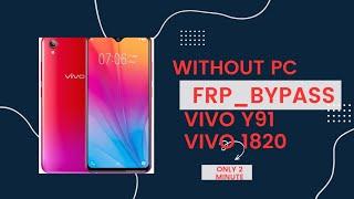 Vivo 1820 frp Bypass/Vivo y91i frp Bypass.