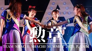 【アイドルの「武道館」宣言】TEAM SHACHI 「勲章」（SHACHI SUMMER2023 名古屋城 ver. ）【Official Live Music Video】【撮って出し】