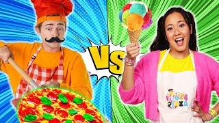 How to Cook Pizza on School Bus! | Food Truck | Ellie Sparkles Show