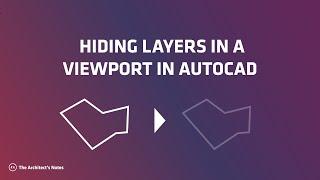 Hiding layers in viewports in Autocad