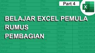 Rumus Excel Pembagian Belajar Excel Pemula Multi Talenta Tutorial