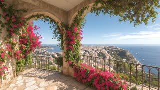 [4K] ÈzeThe Beautiful Medieval Village on the French Riviera, Lunch at Château Eza. 2023