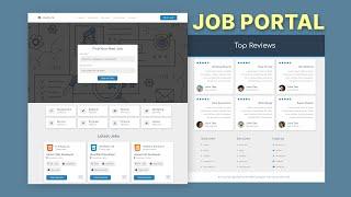 How To Make A Responsive Job Portal Website Design Using HTML/CSS/JS From Scratch