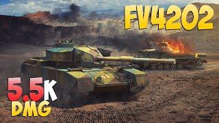 FV4202 - 7 Kills 5.5K DMG - Medal! - World Of Tanks