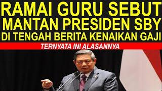 Breaking news guru sertifikasi dan non sertifikasi ramai sebut mantan Presiden SBY tentang tunjangan