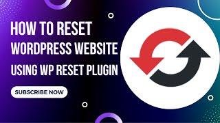 How to reset wordpress website | Wp Reset pulgin | plugin