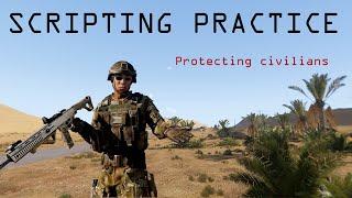 Arma 3 - Scripting practice (beginner) - Protecting civilians