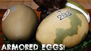 Painting Military Themed Easter Eggs!