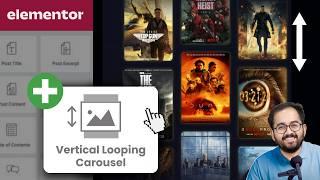 Elementor GSAP - Vertical looping Carousel