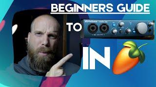 How to Use an AUDIO INTERFACE in FL Studio - for BEGINNERS