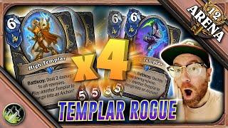 4X Templar Rogue to an EASY 12! - Hearthstone Arena