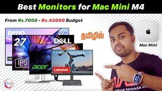  Best Monitors for Mac Mini M4 ₹7K-₹40K ️  A MUST-WATCH Guide @TechApps Tamil