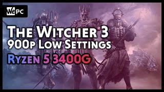 AMD Ryzen 5 3400G | The Witcher 3 Benchmark | Low Settings | WePC Gaming Benchmark Review