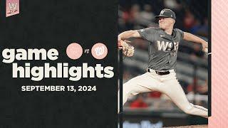 Marlins vs. Nationals Game Highlights (9/13/24) | MLB Highlights