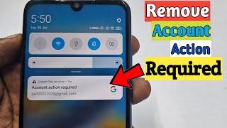 How to Remove Account Action Required Notification