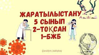 5 сынып ЖАРАТЫЛЫСТАНУ 2 ТОҚСАН 1БЖБ