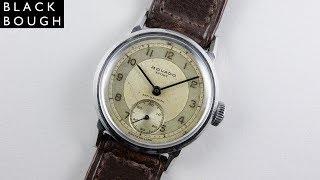 Movado Sport Ref. 11509 steel vintage wristwatch, circa 1945