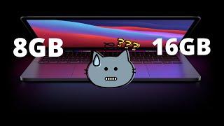 MacBook M1 8GB or 16GB? I'll answer in 1 minute as a Developer [UPDATED]