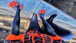 SPIDERMAN Fights Crime - Real Life Parkour POV (Miles Morales)